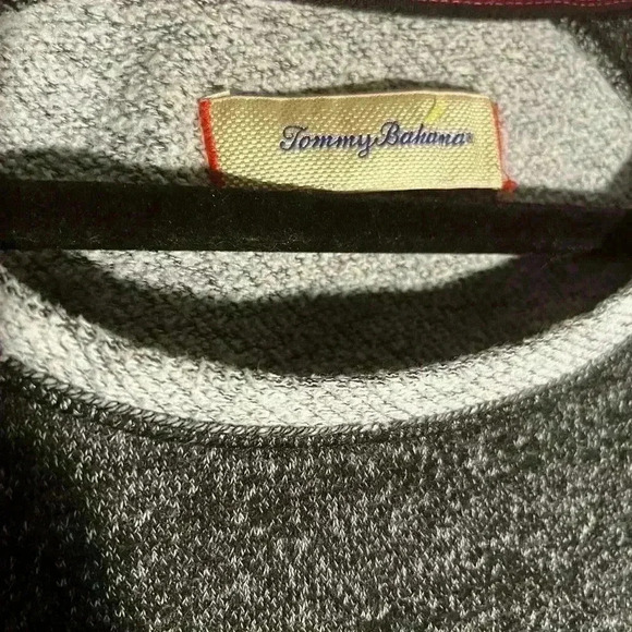 Men's TOMMY BAHAMA Gray Lightweight Fleece Pullover Crewneck Sweatshirt Size XL - Picture 5 of 6